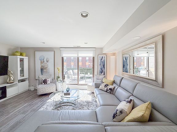 Living Room with deck view