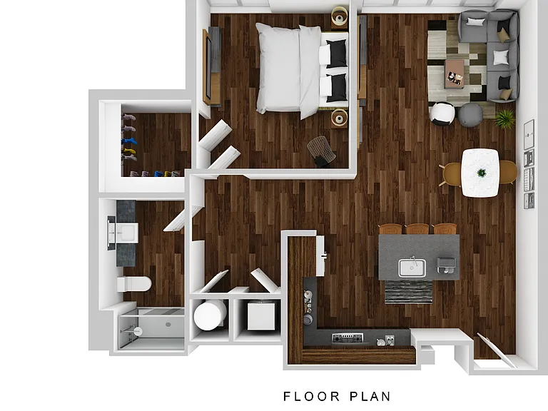1 Bed 1 Bath - Historic Wing Style A 1 Bed 1 Bath - Historic Wing Style A