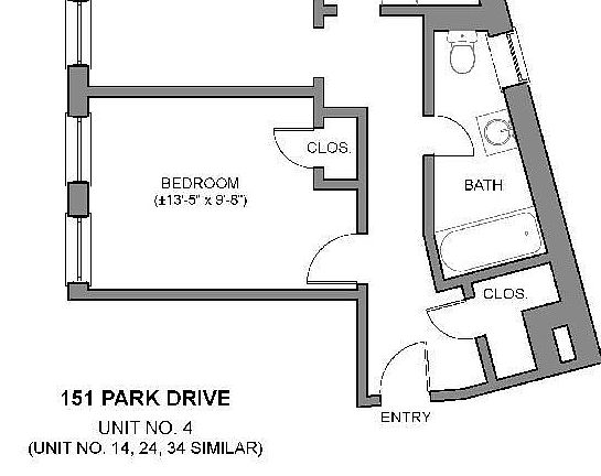 151 Park Dr. #14 Boston - Fenway Shared Unit Photo 4