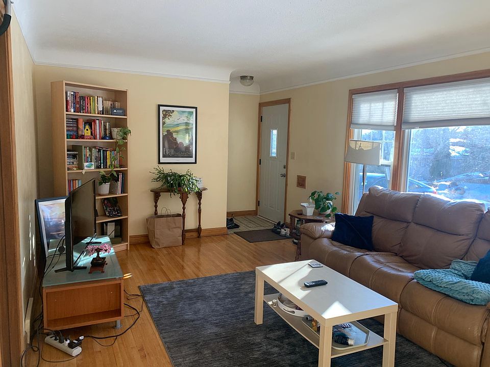 living room and entry way