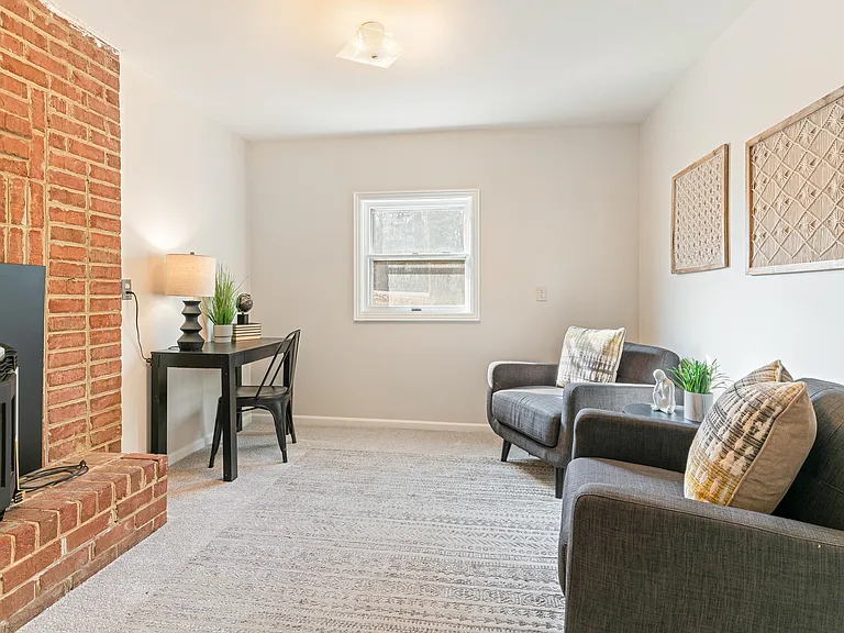 Private Living area and workspace