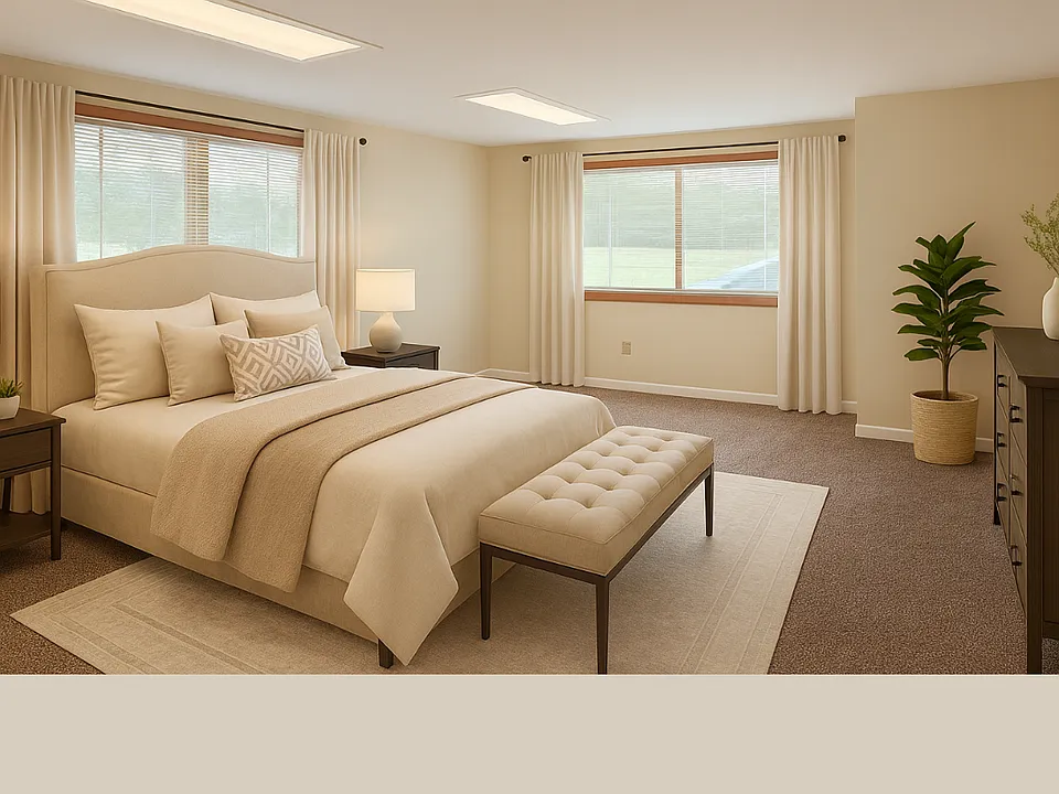 staged bedroom