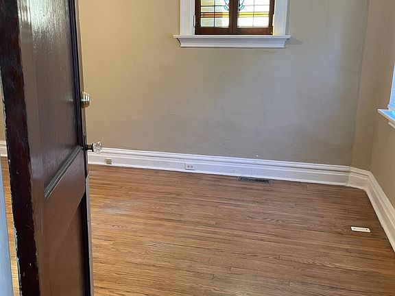 Front door into living room