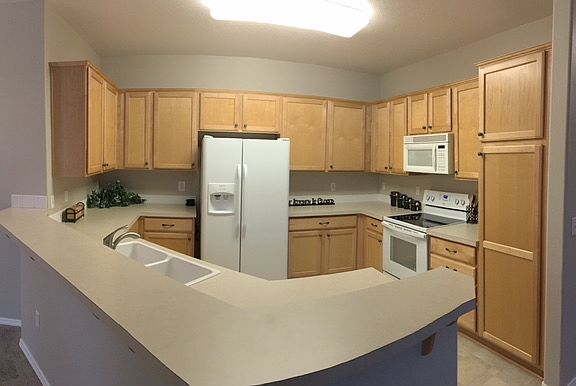 Kitchen with new appliances