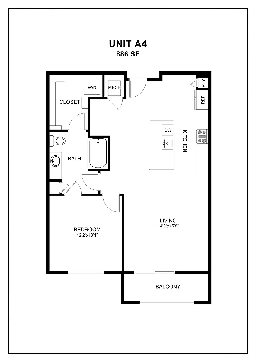 Floor plan A4