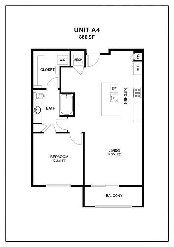 Floor plan A4