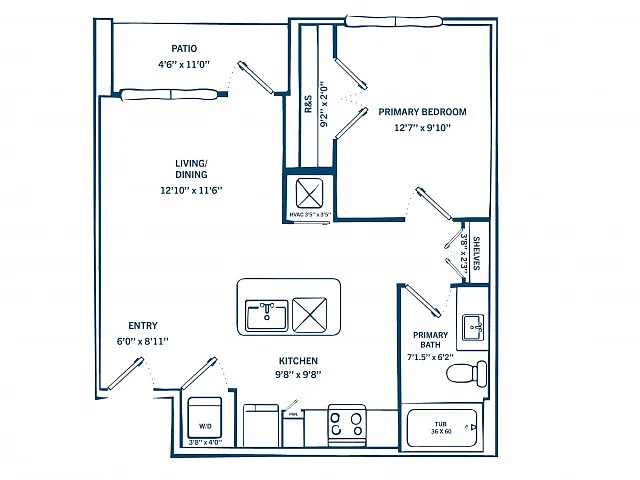 Floor plan E2
