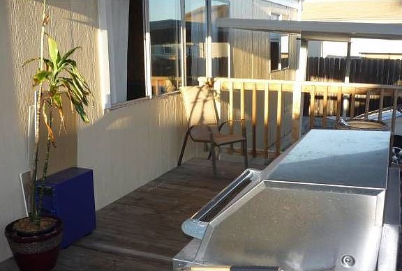 front porch + carport