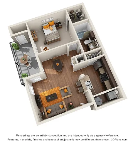 Floor plan A1 - Chandon