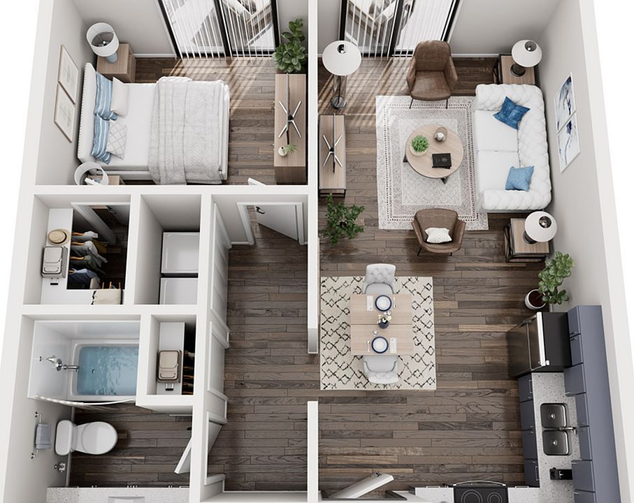 1 Bed | 1 Bath | 620 sqft 1 Bed | 1 Bath | 620 sqft