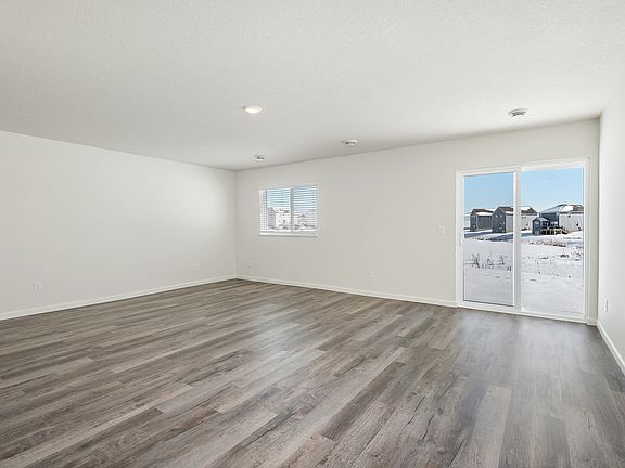 The dining room is right next to the kitchen making it easy to host