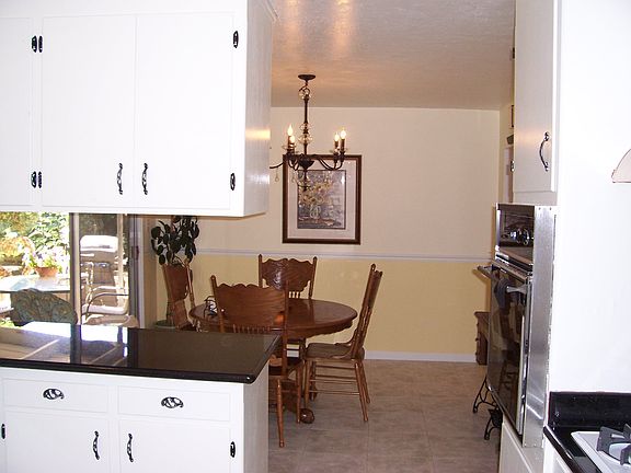 Kitchen and eating area