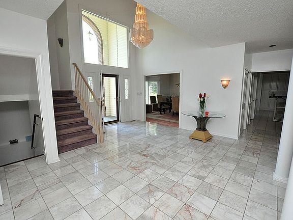 Foyer and Chandelier