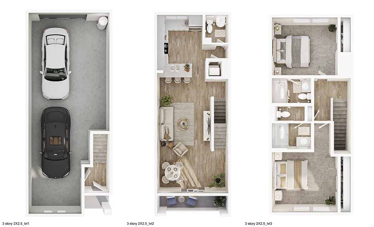 Floor plan 2X2 5A-T