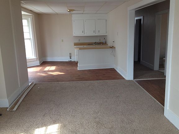 Living room open to kitchen