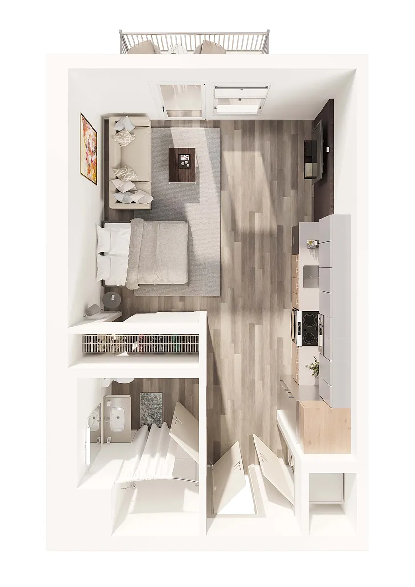 Floor plan Studio