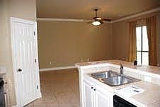 view of living room from kitchen