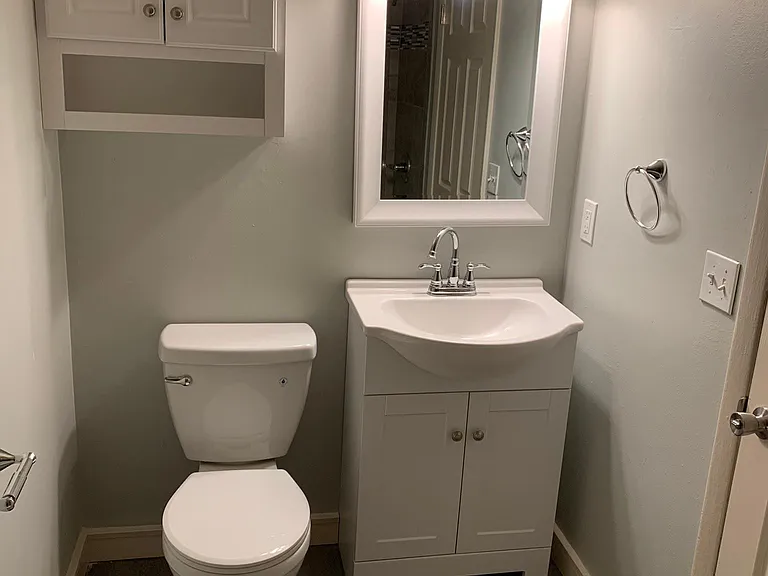 Full Bath near kitchen & living room