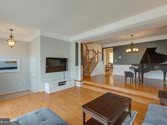 Hardwood flooring throughout main level