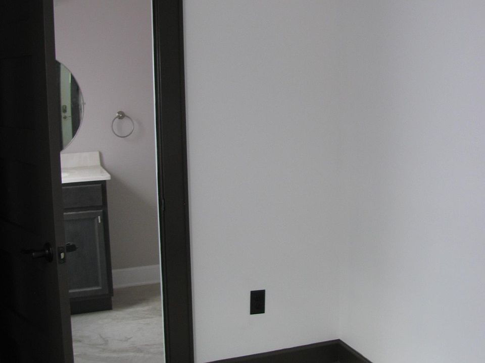First floor study with door to powder room