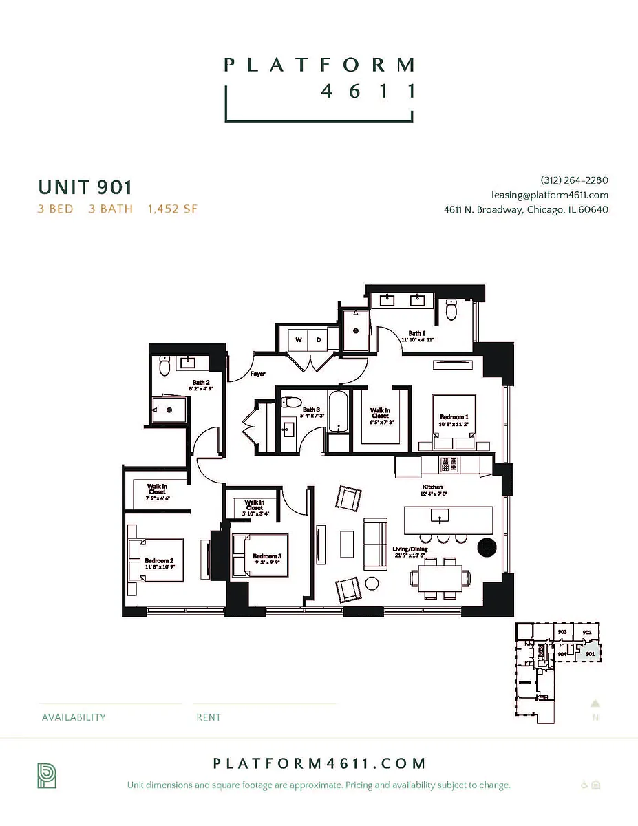 Floor plan 901