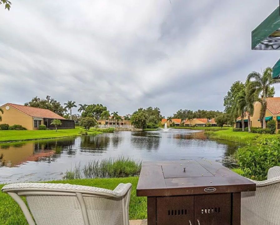 Lake view from patio
