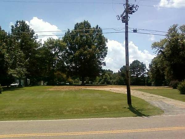 Two concrete driveways