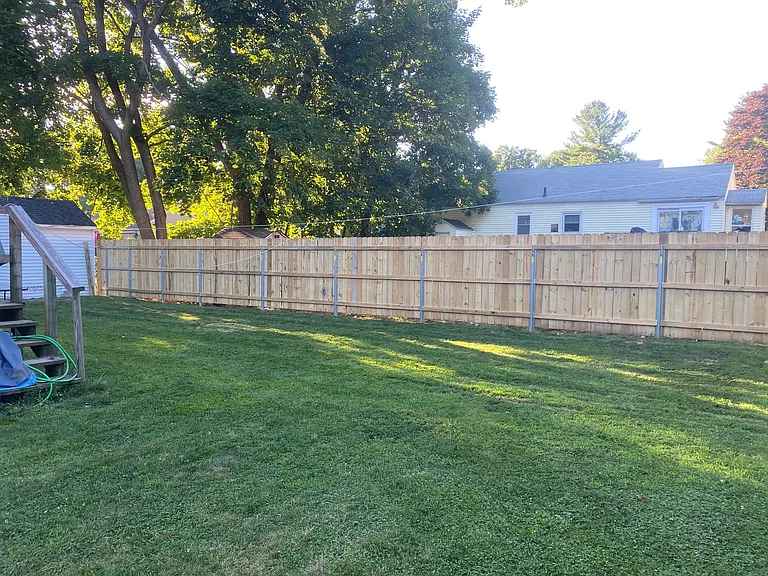 Fenced in Backyard