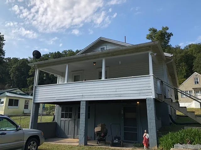 Back porch. - 2060 McCubbin Dr