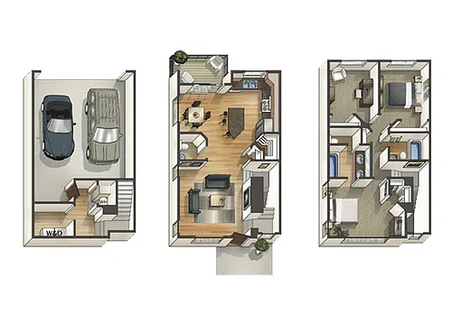 Floor plan FUJI TOWNHOUSE