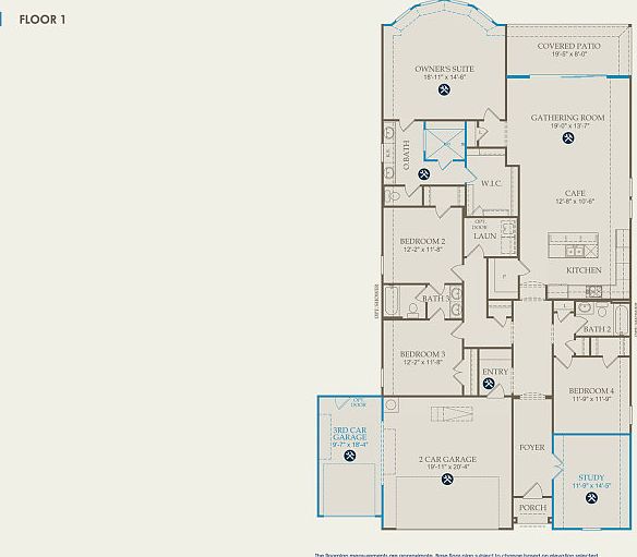 Doucette Floor Plan, Quick Move-in Home, Floor 1