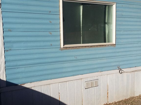 Front of mobile home