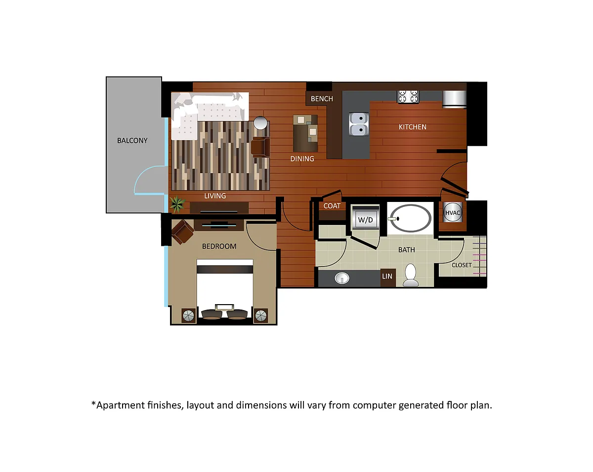 Floor plan A7 - Renovated