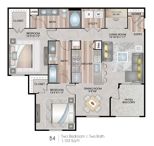 Floor plan B4