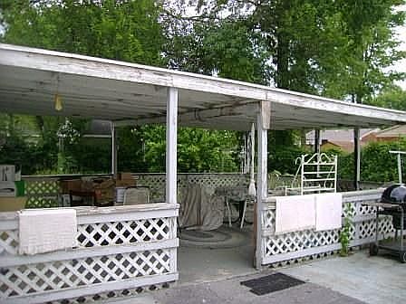 Huge covered patio