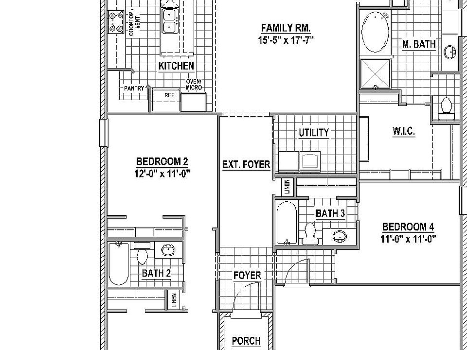 Plan 1576 1st Floor