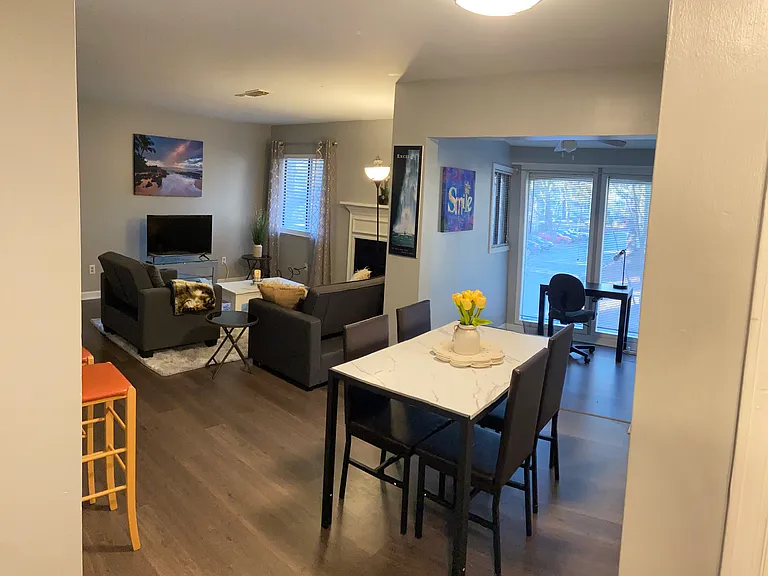 Open concept living space