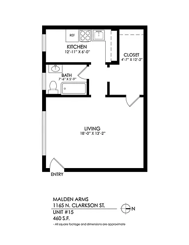 Floor plan Studio