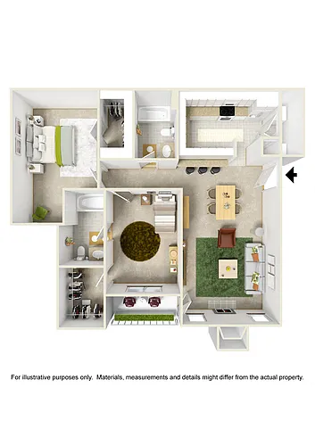 Floor plan 2Bedroom/2Bath