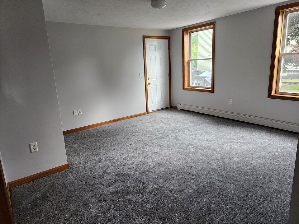 living room with closet