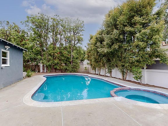 Refreshing pool & spa in very private back yard.