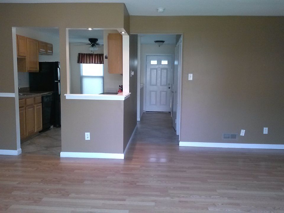 View from back sliding doors