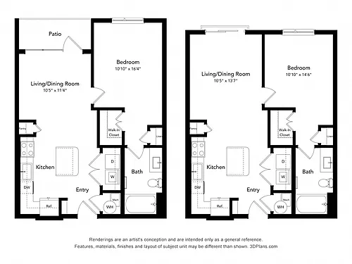 Floor plan A1 Income Restricted