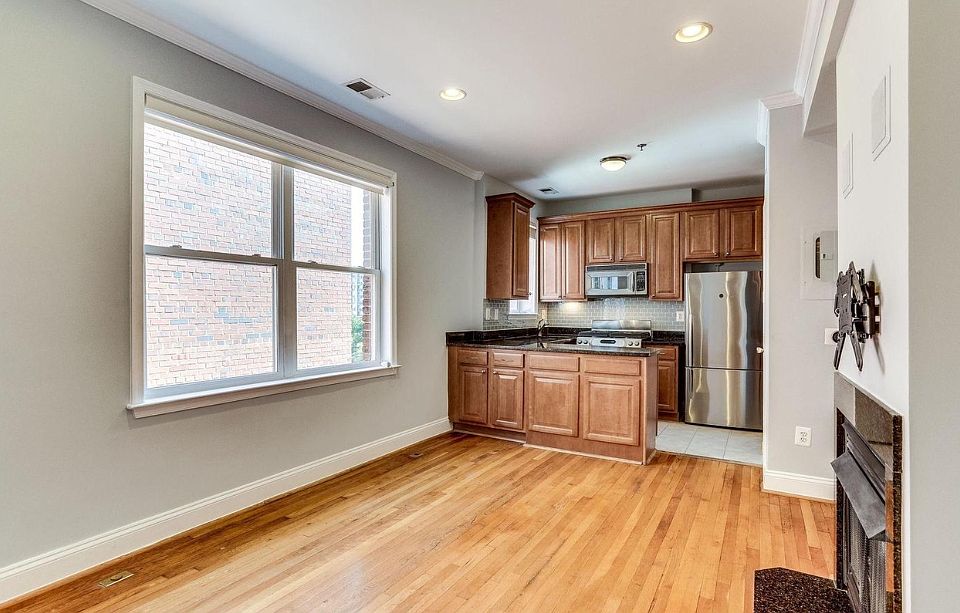 Large light-filled open living and dining room
