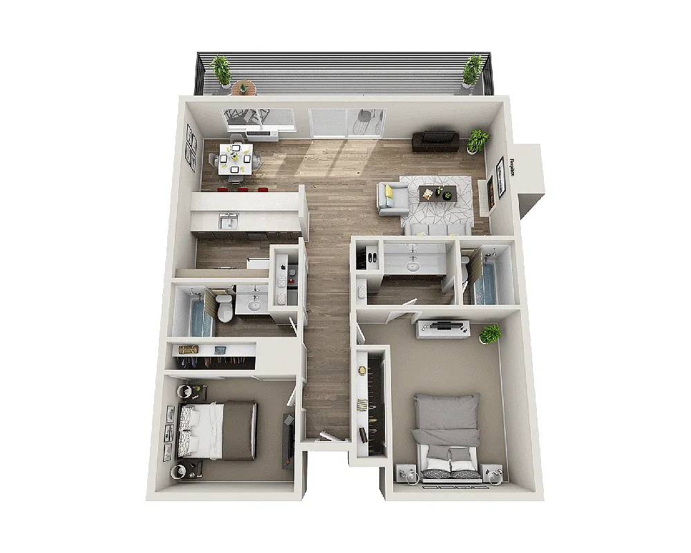 Floor plan Plan B2