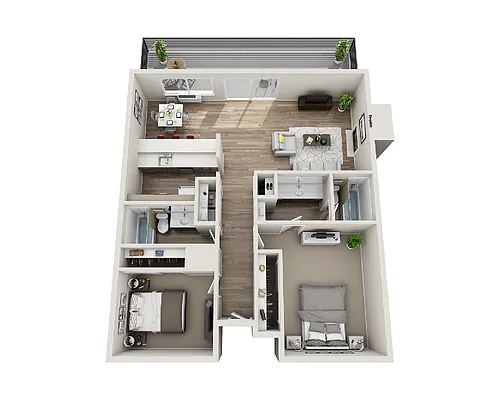 Floor plan Plan B2