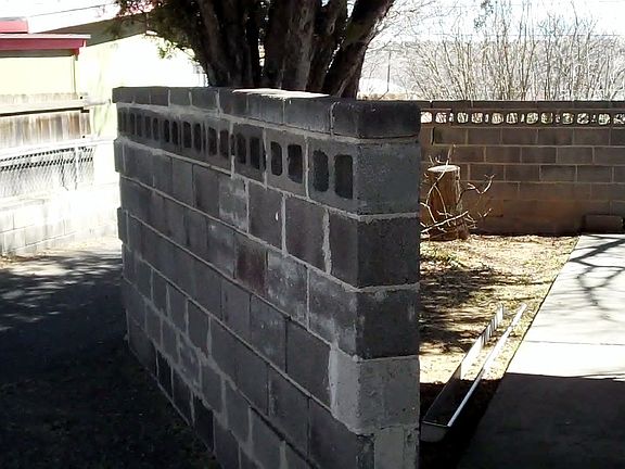 Driveway, entrance to patio from parking area