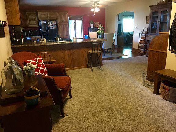 Open concept kitchen dining 