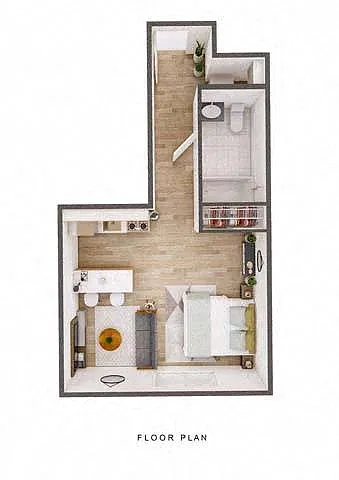 Floor plan Studio J