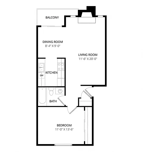 Floor plan Bainbridge